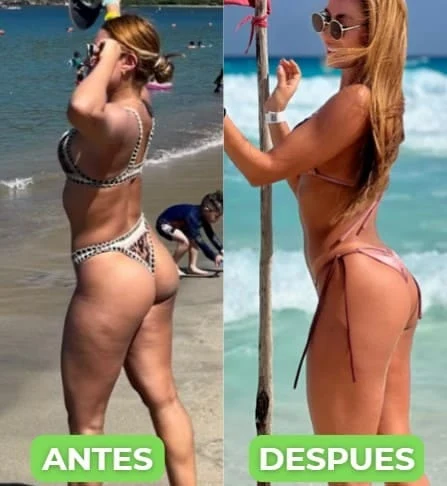 Katherin antes y después de aplicar su protocolo